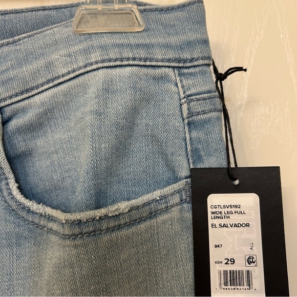 Joe's High Rise Wide Leg Jeans in El Salvador Size 29 - Picture 6 of 10